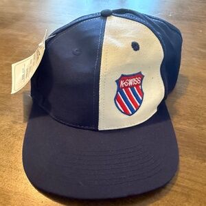 K-Swiss Men's Vintage Two Tone Logo One Size Fits Most Snapback